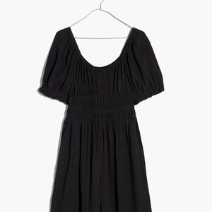 Madewell Plus Sophia Scoop-Neck Jumpsuit Black 2X